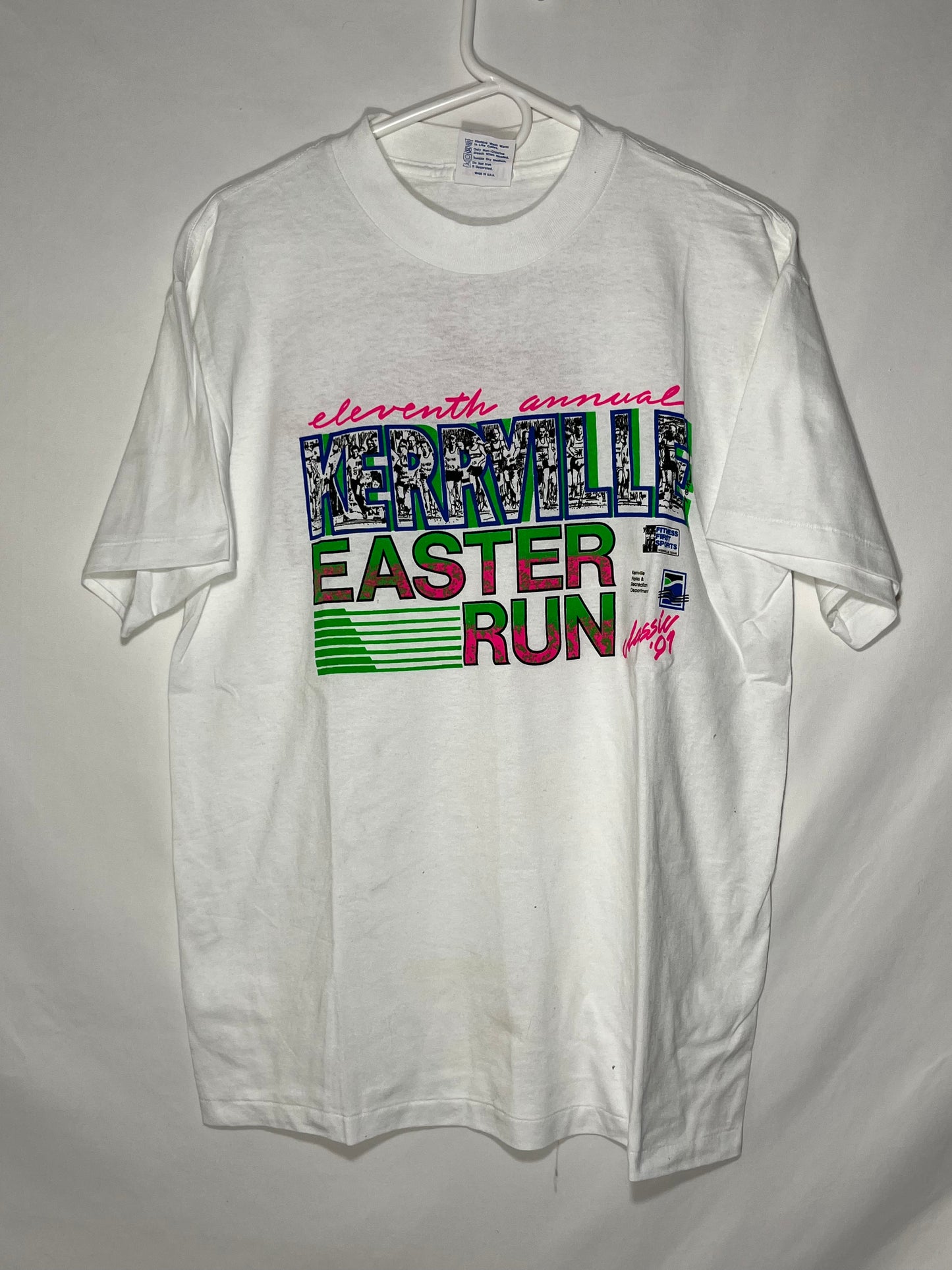 80's Easter Run Diet Dr Pepper Tshirt - Medium - 20” x 28”