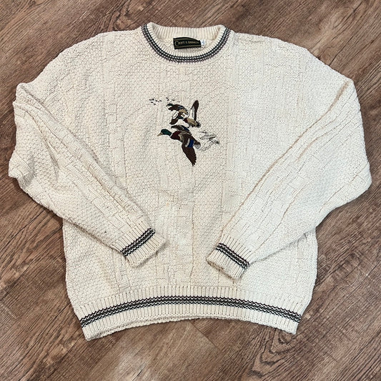 90's Croft and Barrow Bird Sweater - L 23 x 26.5”