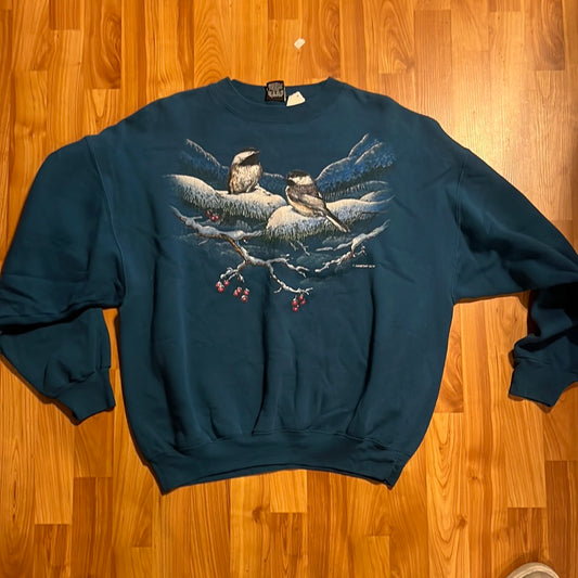 90's Bird Grandma Crewneck - 23.5” x 26”