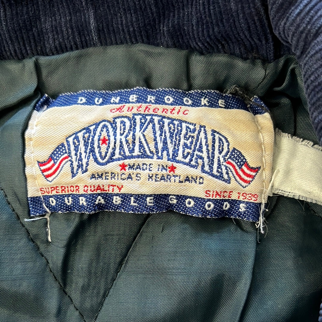 80's Dunbrooke Eric Lined Workers Jacket - Medium - 21.5” x 24.5”