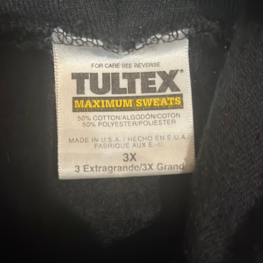 90's Tultex Zip Up Hoodie - 3X 27.5” x 28.5”