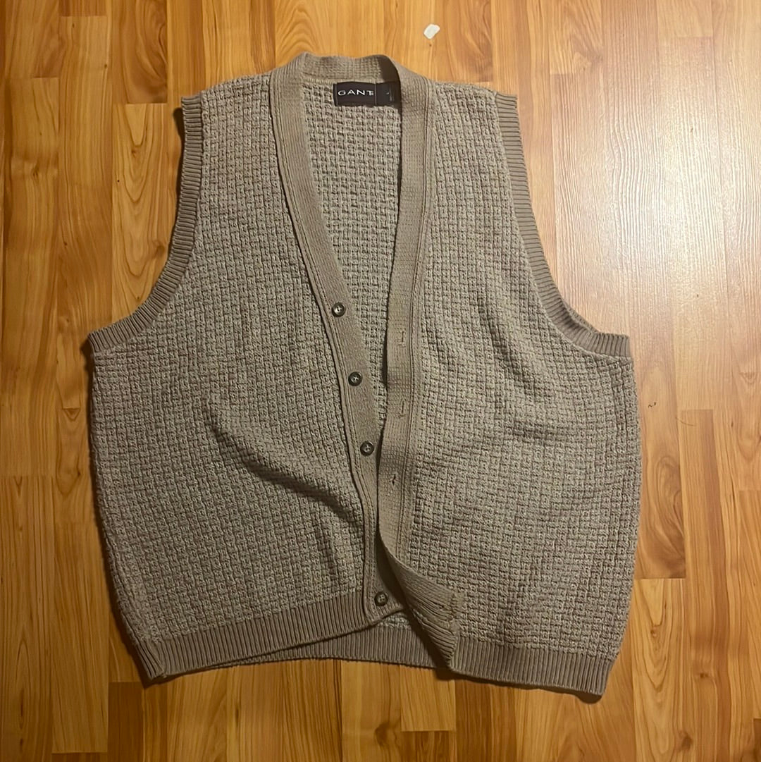 90's Gant Sweater Vest - XL 24” x 27.5”