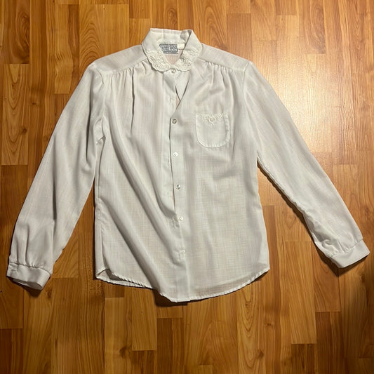 60's Stitches Button Up - M 17” x 27.5”