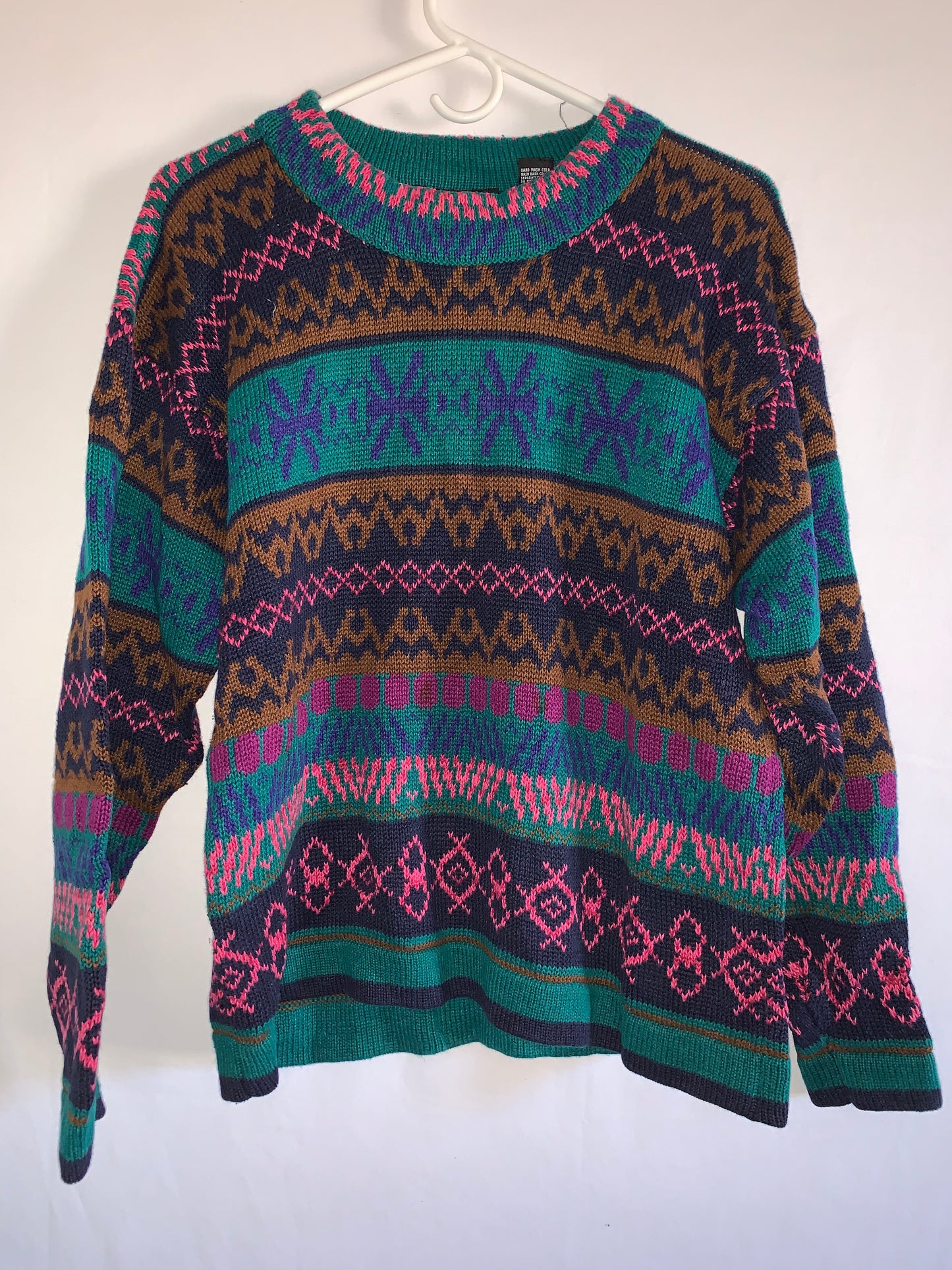 90's Pasta Sweater - Small - 19.5” x 24.5”