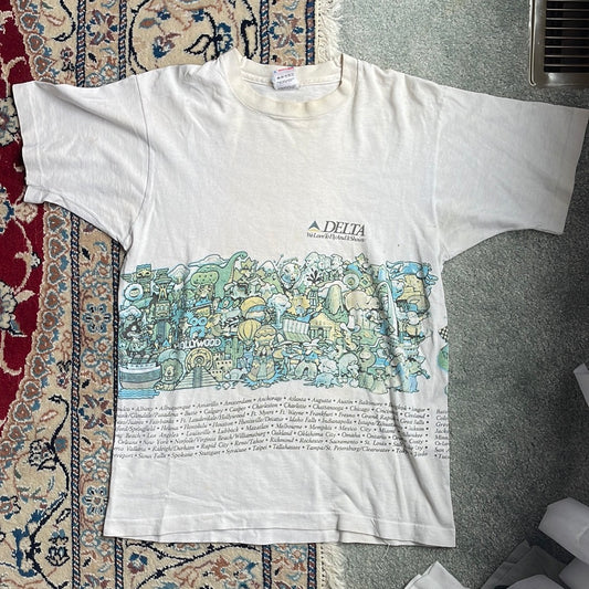 Delta tee shirt 90's FOTL - 18" x 25"