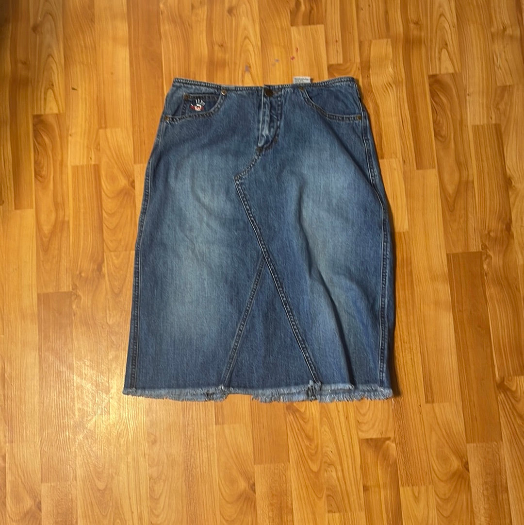 2000s Mudd Cutoff Skirt - 28” x 25”