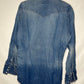 90's Wrangler Jean Pearl Snap Button Up Shirt - Medium - 21” x 32”
