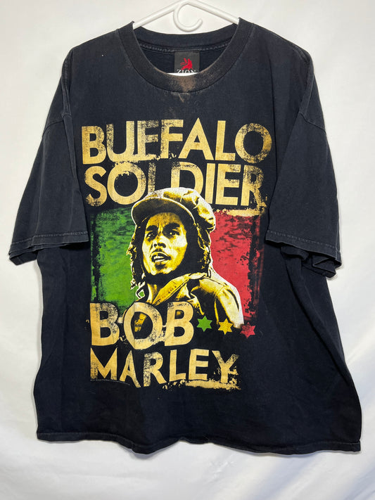 Camiseta Zion Bob Marley Buffalo Soldier - XL - 25" x 28.5"