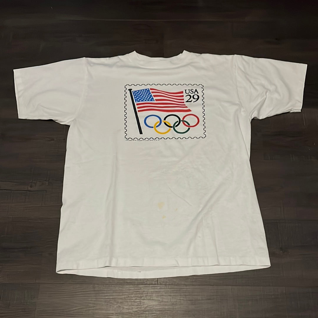 90's Alore Olympic Tshirt - 22” x 28.5”