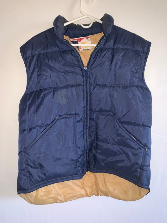 80's High Sierra Puffer Vest - Large - 23” x 27.5”