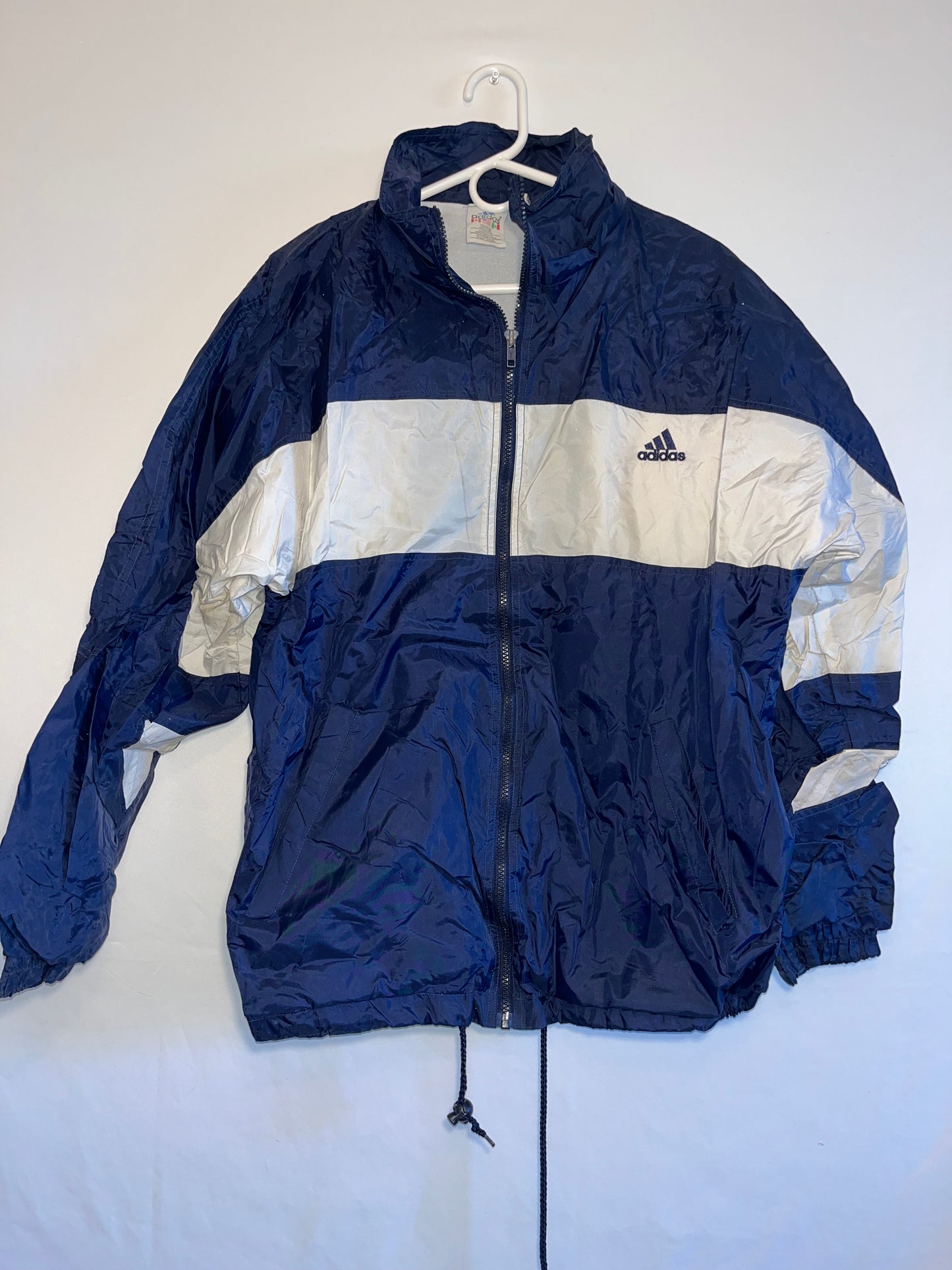 90's Adidas Zip Up - XLarge - 24” x 28”