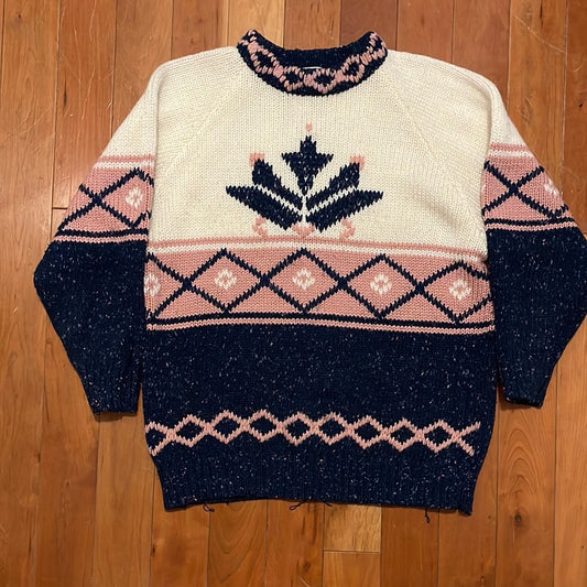 80's Acrylic Sweater - Large - 22" x 25"