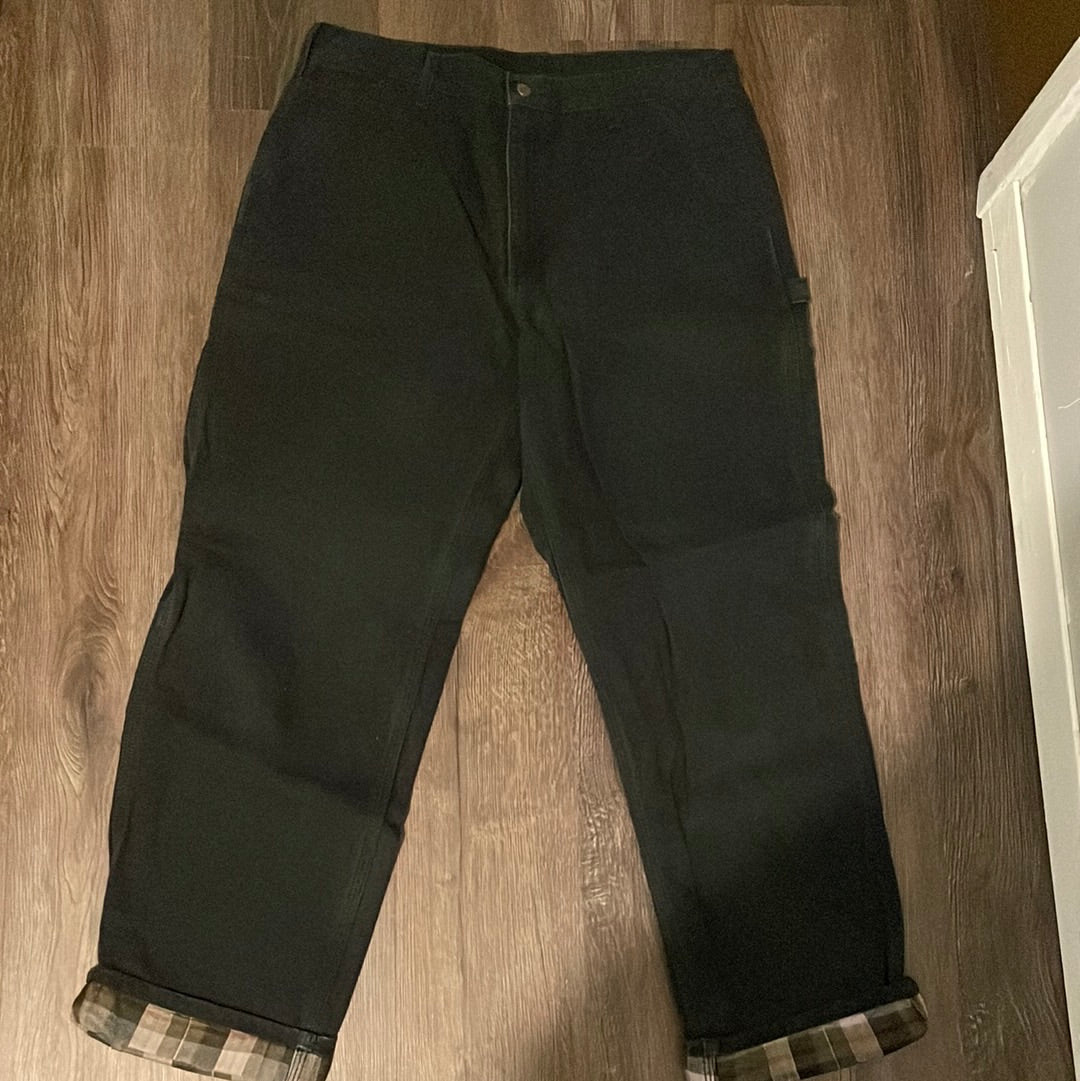 Carphartt Flannel Lined Carpenter Pants - 38” x 32”