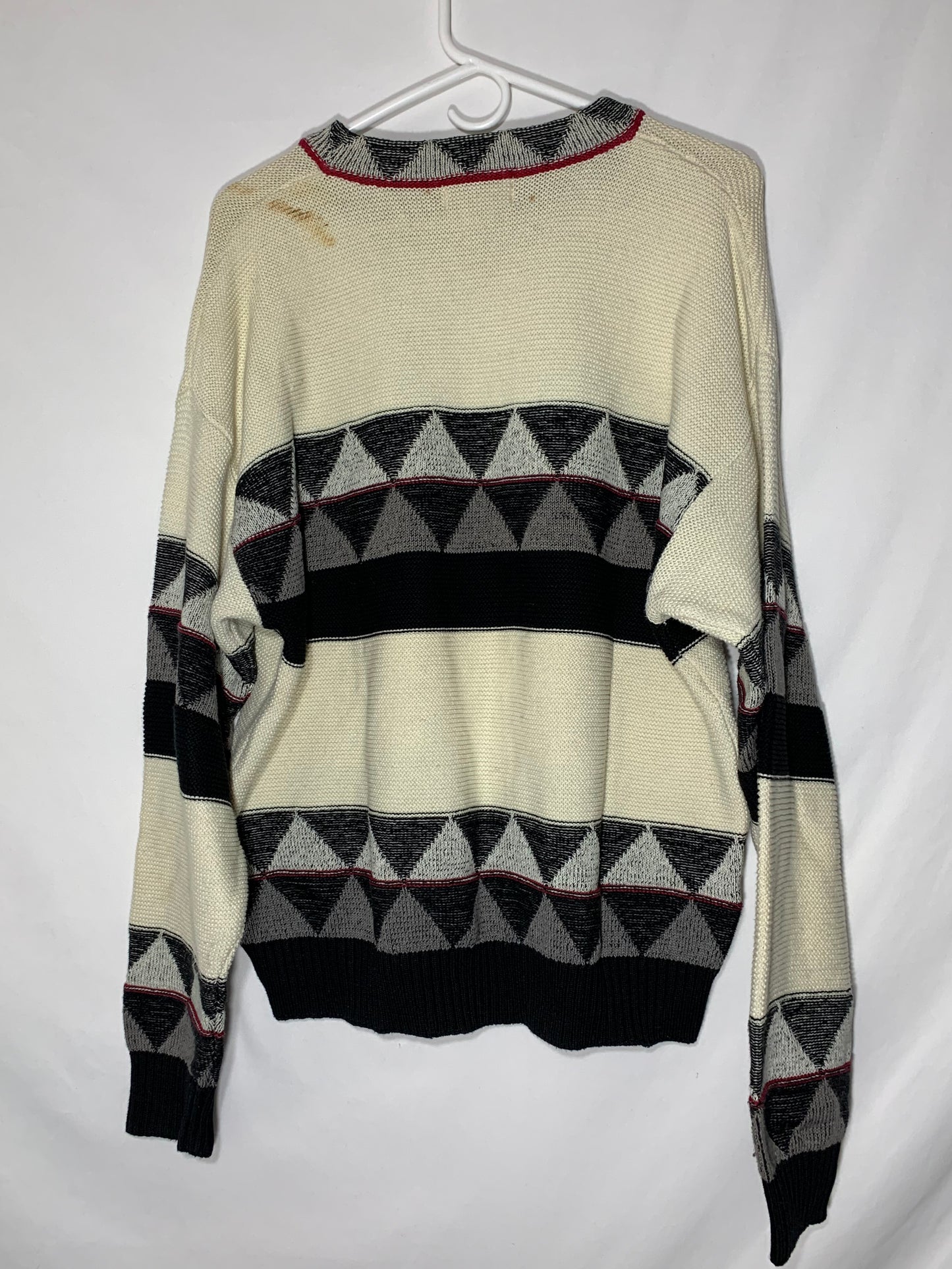 90's Reunion Cotton Sweater - Large - 22.5” x 26”