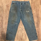Pantalones de carpintero Wrangler desgastados - 36” x 31”