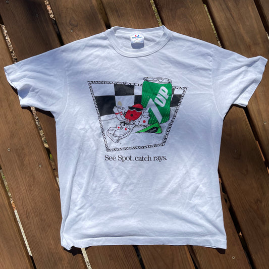 Camiseta 7up de 1990 - XL se adapta a L