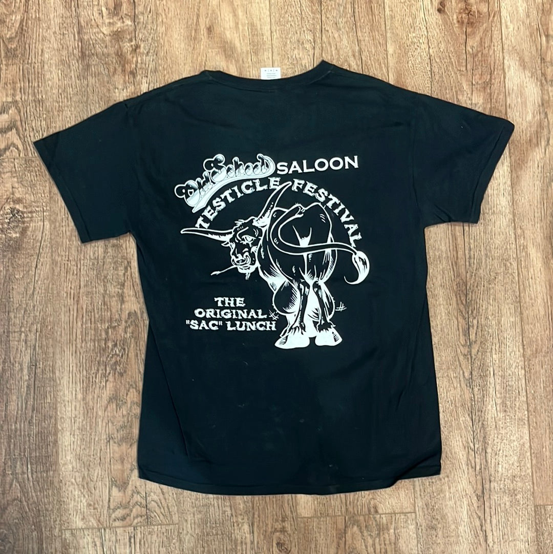 Testicle Saloon Tshirt - 19” x 26”