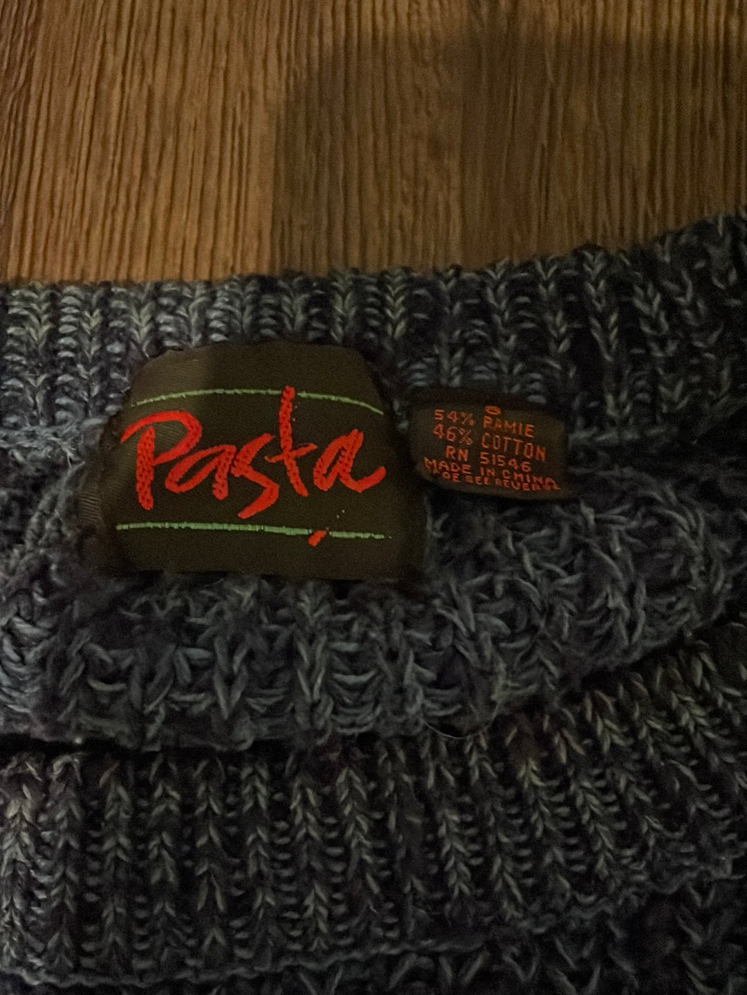 80's Pasta Sweater - Medium - 21” x 24”