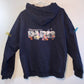 Sudadera con capucha y cremallera Disneyland Paris de los años 90 - Grande - 23" x 25"