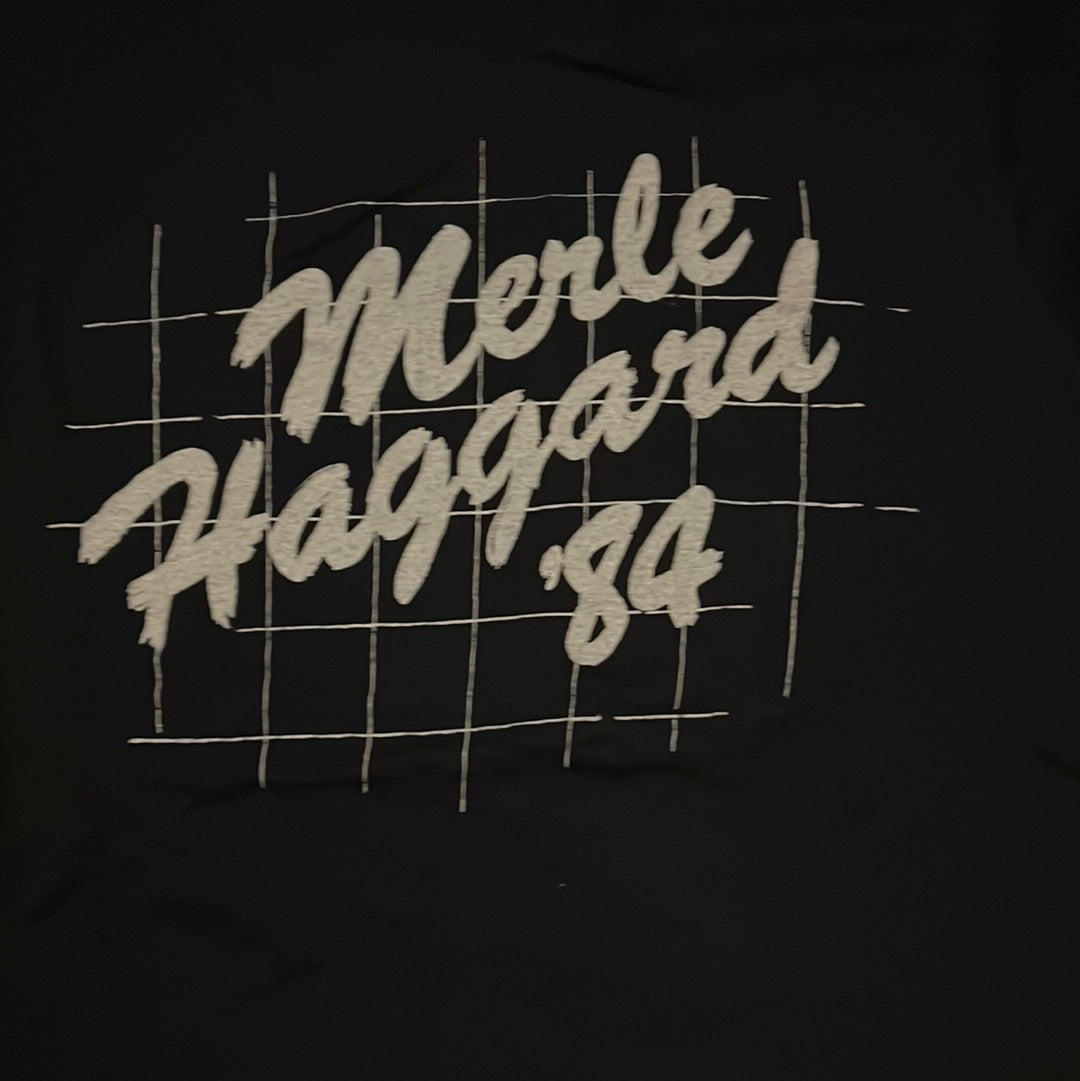 80's Merle Haggard Tshirt - 19.5” x 27”