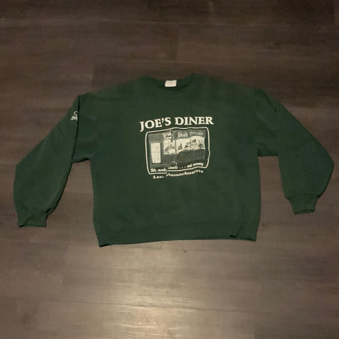 Joe's Diner Crewneck - 22.5” x 24”