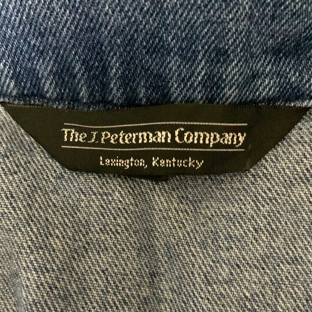 J Peterman Company Denim Overshirt - XLarge - 27.5” x 32”