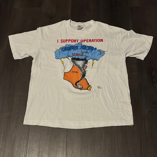 90's Desert Storm Tshirt - 20.5” x 25”