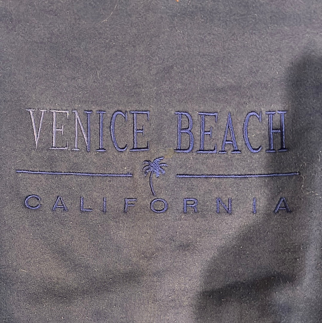 90 年代 Lee Venice Beach 圆领毛衣 - 24 英寸 x 27.5 英寸