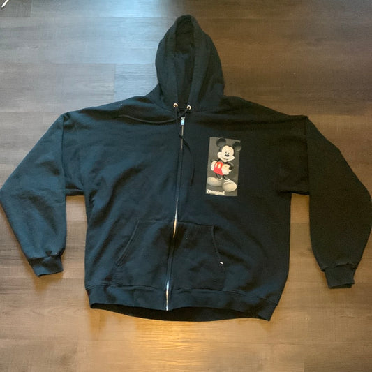 Disneyland Zip Up Hoodie - XLarge - 26.5” x 27”