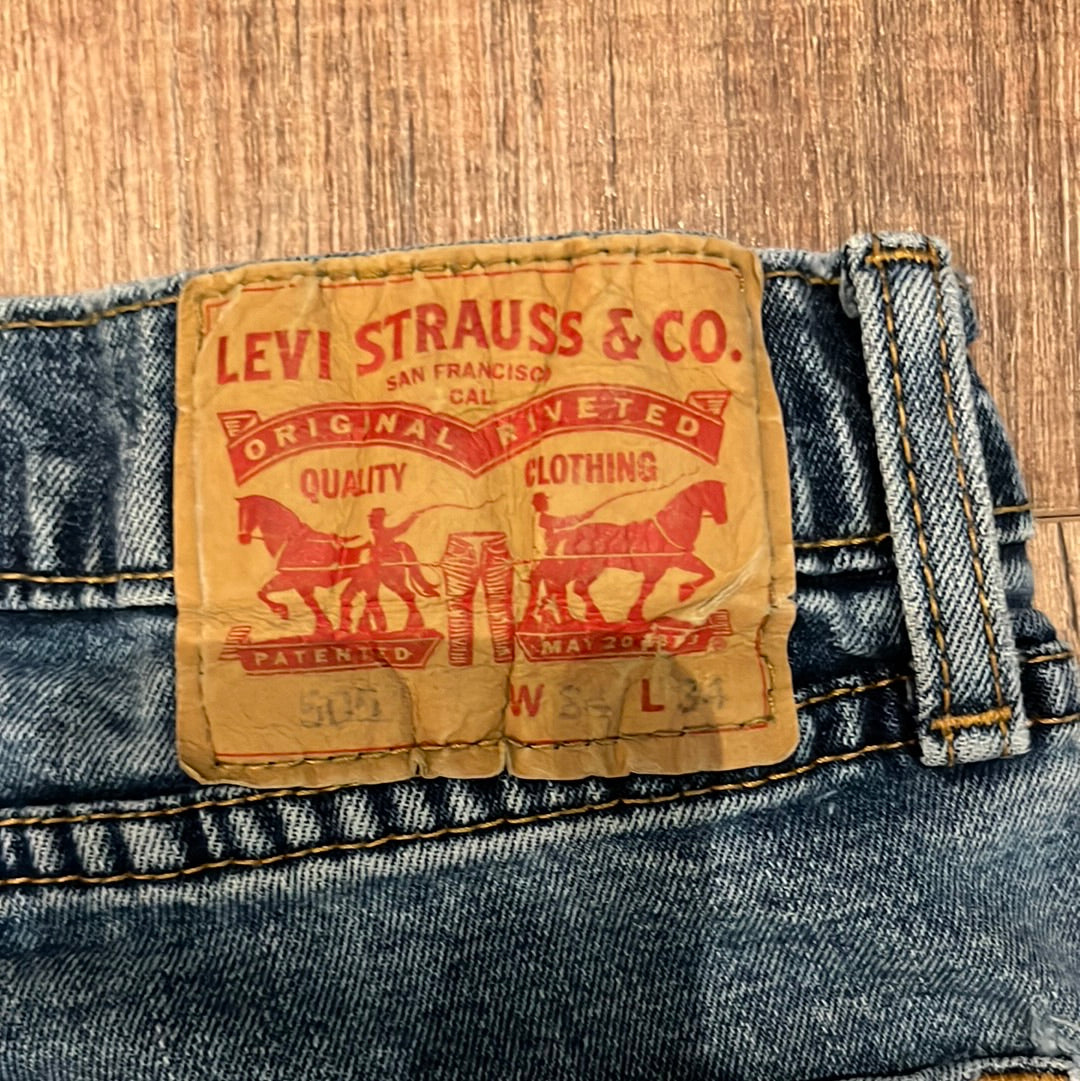 Levis 505 Jeans - 34” x 32.5”