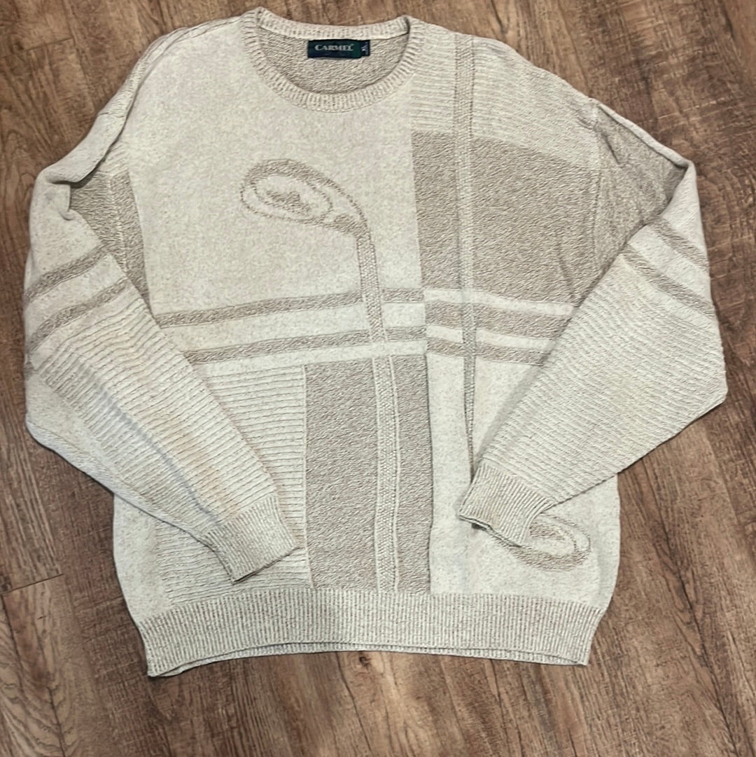 90's Golf Club Sweater - XL 24” x 29”