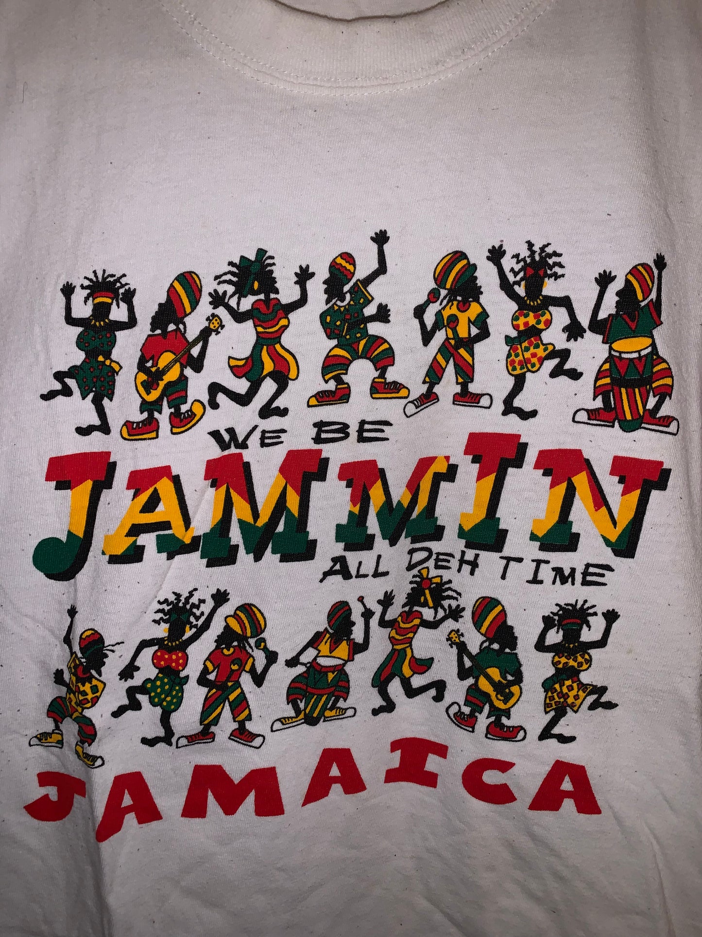 90's Jammin Jamaica Tshirt - Medium - 20.5” x 27”