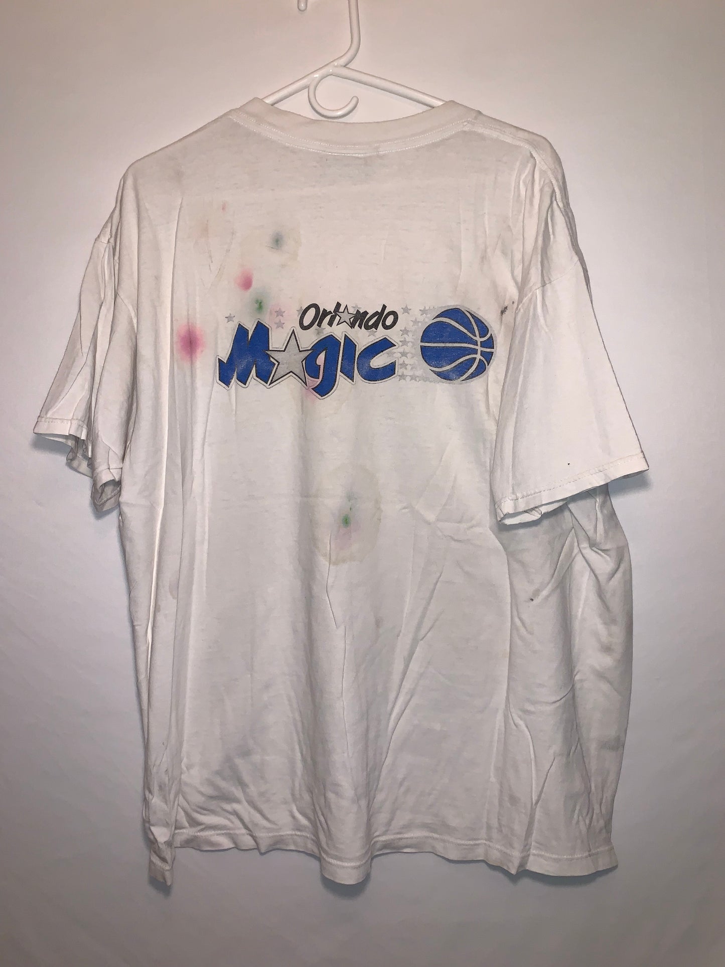 90's Hard Rock Cafe Orlando Magic NBA Tshirt - Medium - 21” x 26”