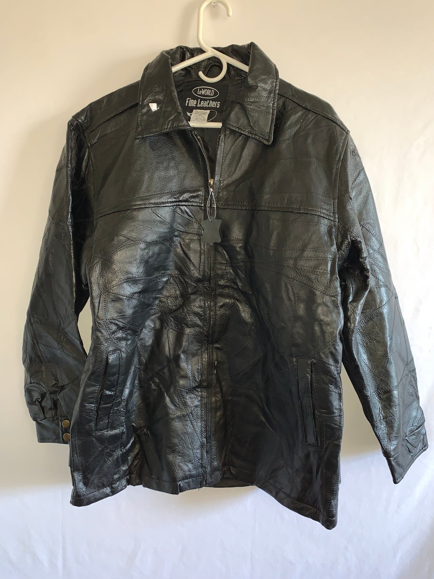 90's NWT Leather Jacket - Large - 22.5” x 29.5”