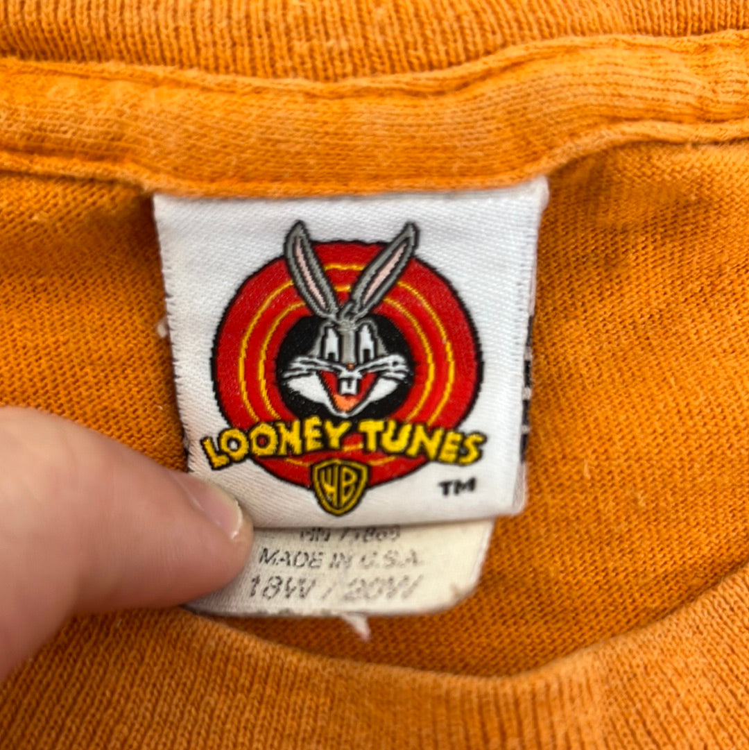 90 年代 Looney Tunes 没人问你 T 恤 - XLarge - 25” x 28”