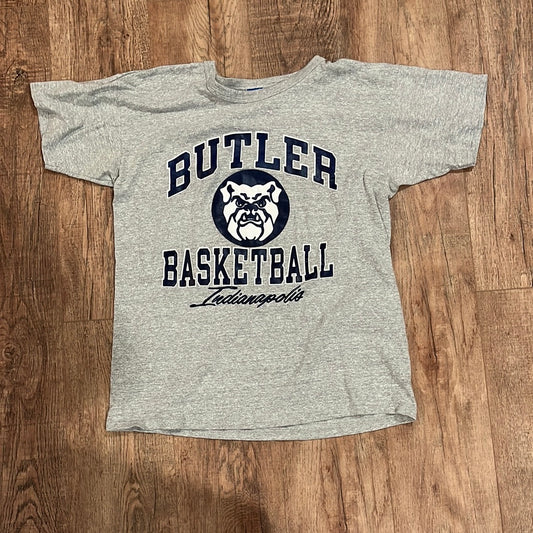 90's Champion Butler BBall Tshirt - L 21” x 27”