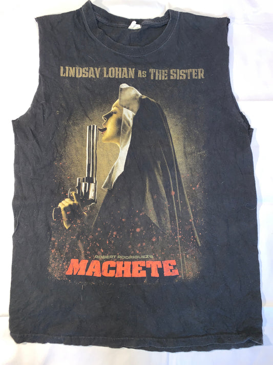 Machete Lindsey Lohan Tshirt Cutoff - Small - 19” x 26.5”