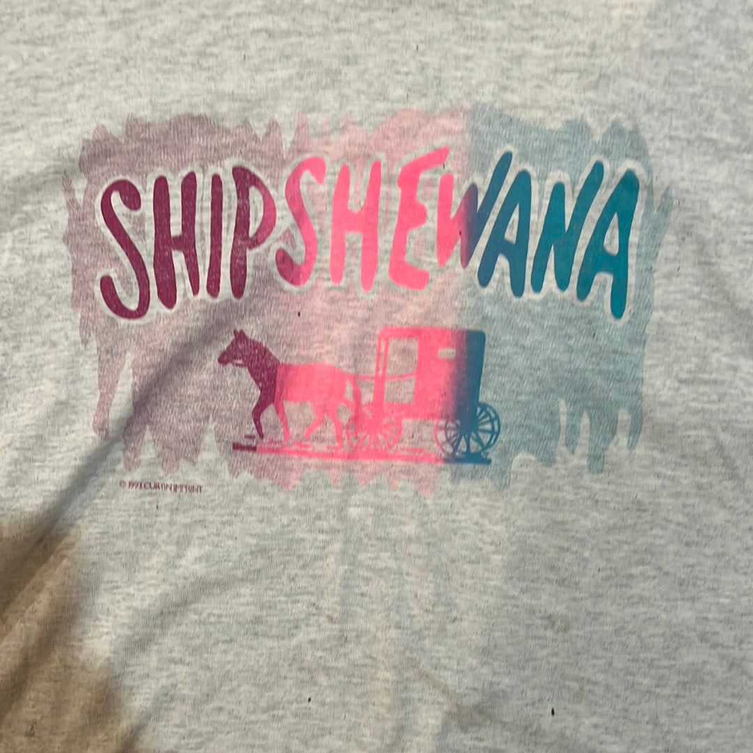 90 年代 Shipshewana T 恤 - 超大 - 24” x 28.5”