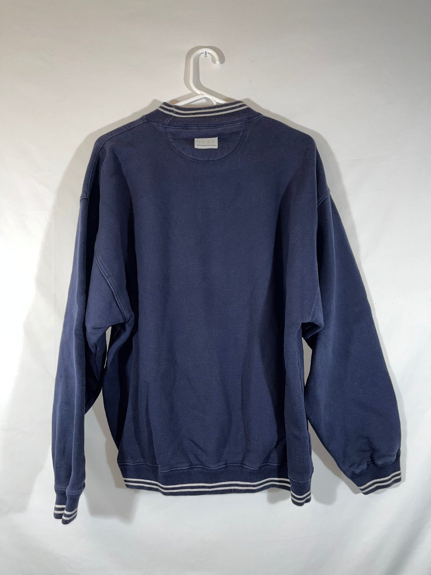 90's Big Cotton Gear Crewneck Sweatshirt - XLarge - 24” x 27”