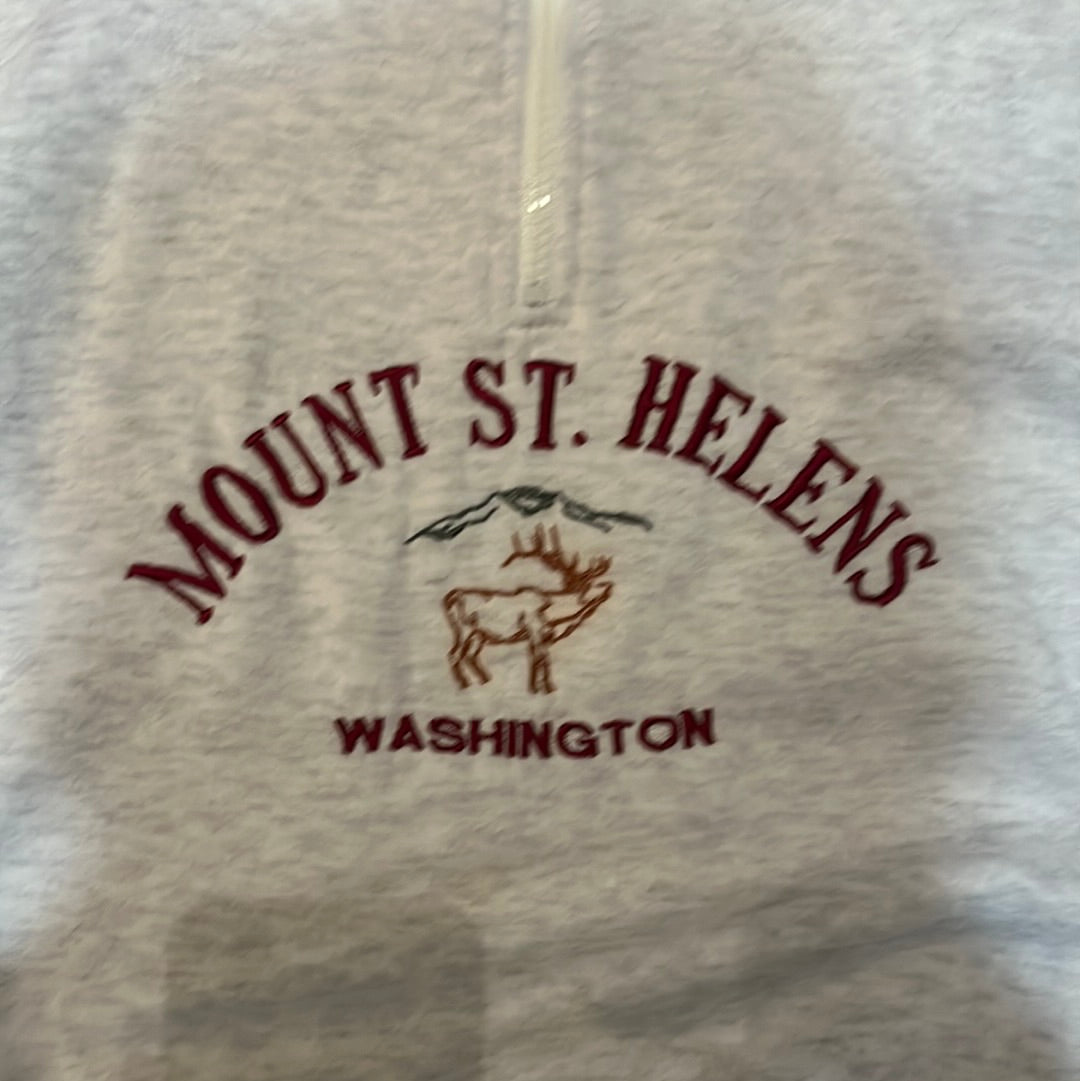 90's Mount St Helens Quarter Zip - 23” x 27”