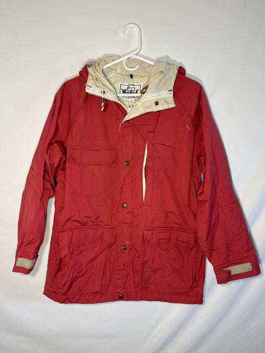 80/90 年代 Woolrich 女式夹克外套 - 中号 - 20.5” x 26.5”