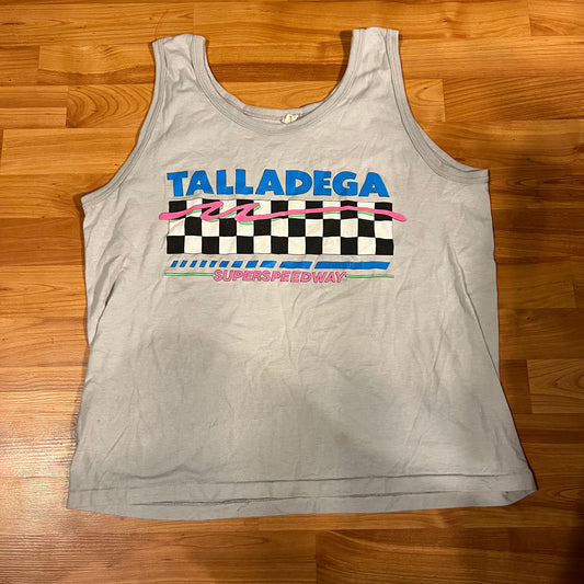 80/90 年代 Talladega Superspeedway 背心 - 中号 - 21.5" x 21"