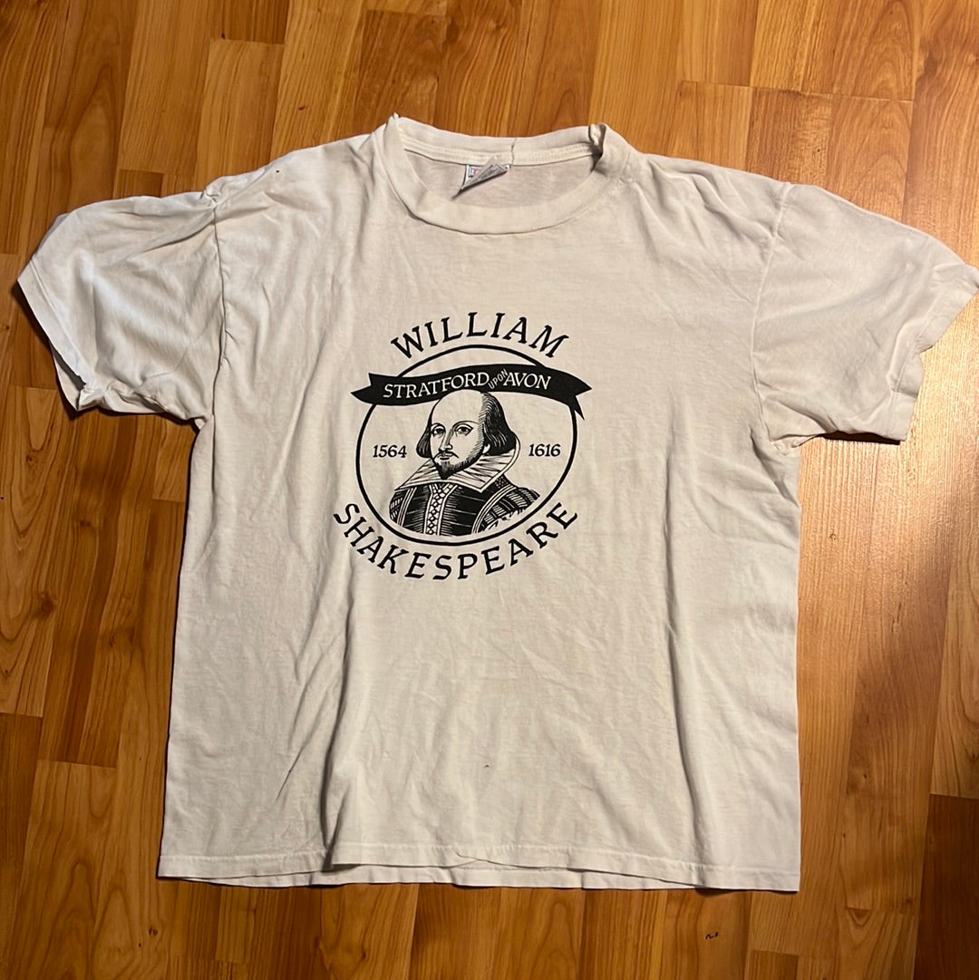 80's William Shakespeare Tshirt - 19.5” x 24”