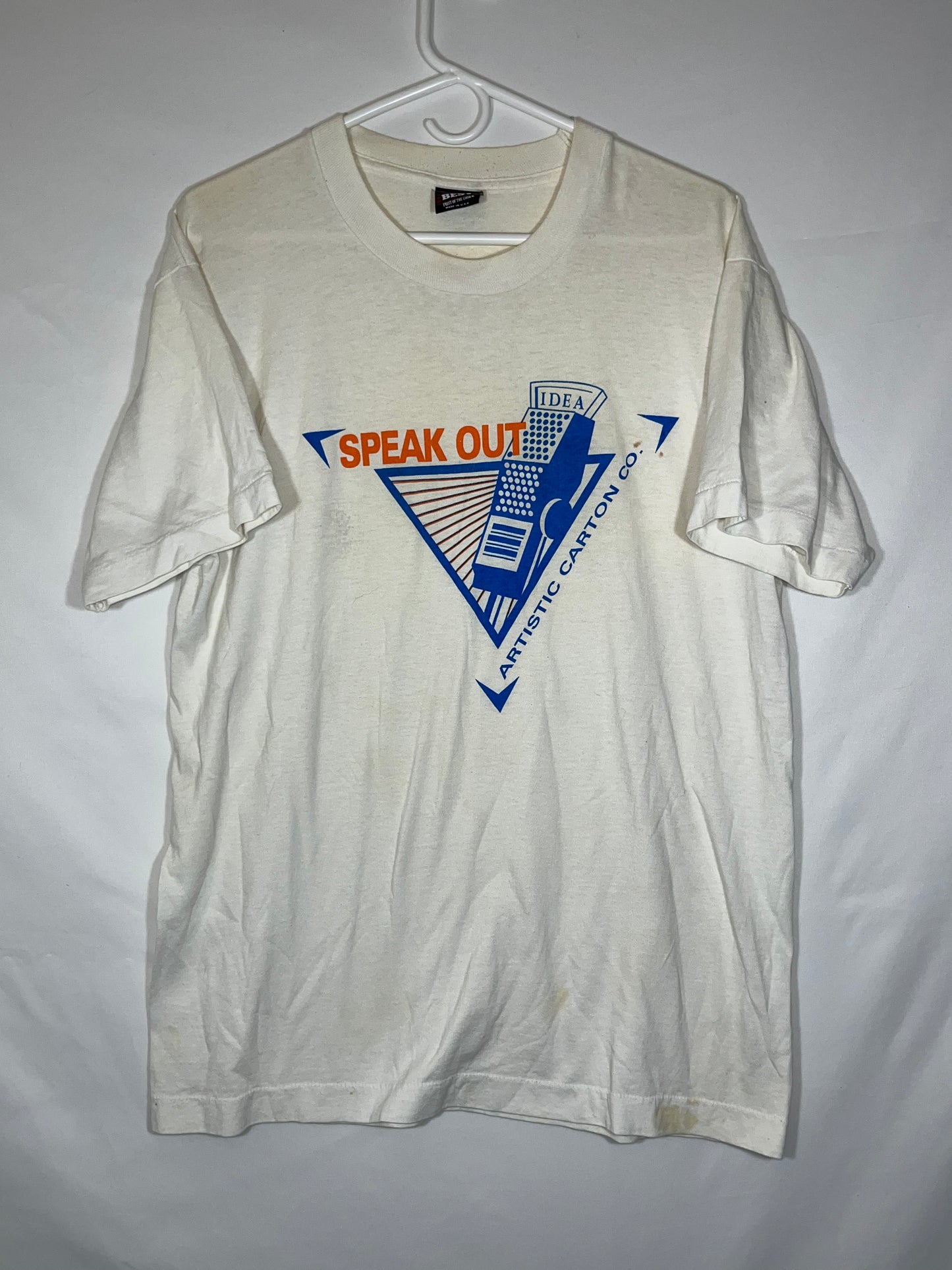 80/90's FOTL Best Speak Out Radio Tshirt - Medium - 20.5” x 28”