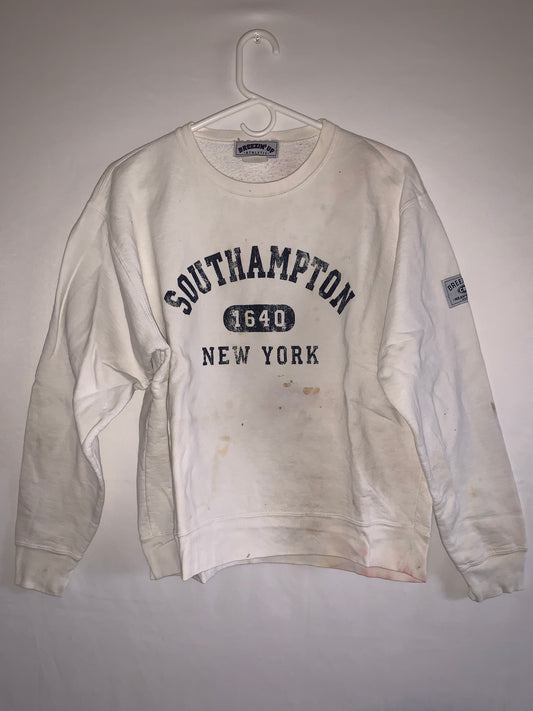 80's Breezin Up Southampton Crewneck - Large - 22” x 23.5”