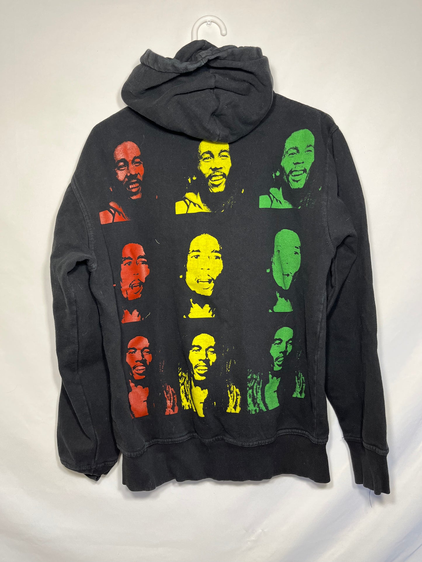 Bob Marley Zip Up Sweatshirt - Medium - 21” x 26”