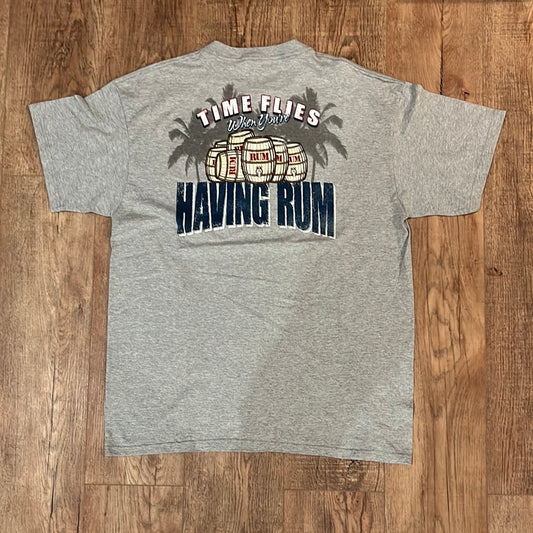 Time Flies when youre Having Rum Tshirt - 23” x 31.5”