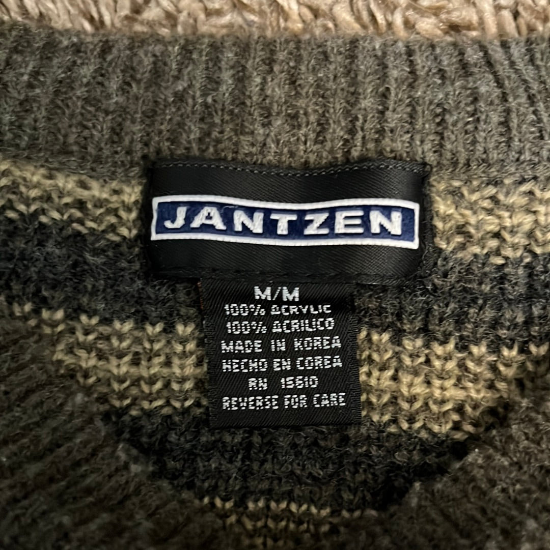 90 年代 Jantzen 亚克力毛衣 - 中号 - 20.5” x 24.5”