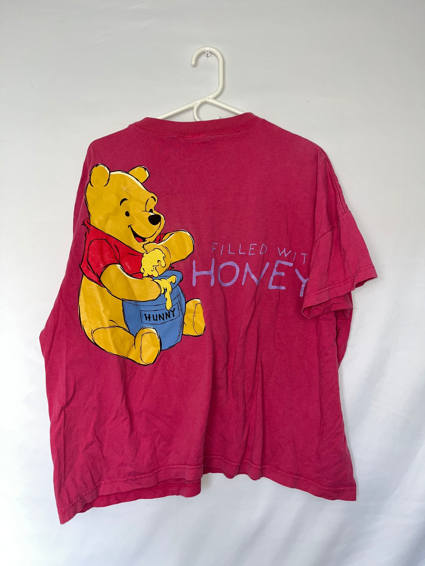 Pooh Disney Rumbly Tumbly Honey Tshirt - Boxy XLarge - 25” x 25”