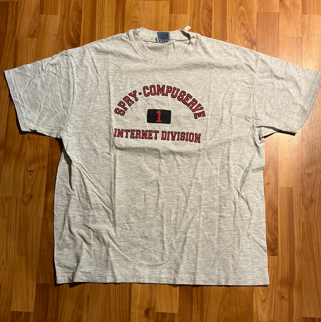 90's Nothing But Net Internet Division Tshirt - Large - 23” x 29”